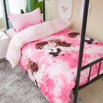 Cotton Aloe Four-Piece Three-Piece Student Bed Bedding Sheet Quilt Cover Pillowcase Plus Size Plus Size Single Bed Double Bed