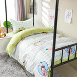 Cotton Aloe Four-Piece Three-Piece Student Bed Bedding Sheet Quilt Cover Pillowcase Plus Size Plus Size Single Bed Double Bed