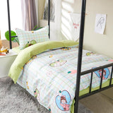 Cotton Aloe Four-Piece Three-Piece Student Bed Bedding Sheet Quilt Cover Pillowcase Plus Size Plus Size Single Bed Double Bed