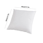 Home Hotel Pillow Inner Filling Cotton-padded White Non-woven  Headboard Cushion Core With Woolen Cloth 30x30/35x35/40x40/45x45c