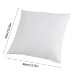 Home Hotel Pillow Inner Filling Cotton-padded White Non-woven  Headboard Cushion Core With Woolen Cloth 30x30/35x35/40x40/45x45c