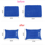 Convenient Ultralight Inflatable PVC Nylon Air Pillow Sleep Cushion Travel Bedroom Hiking Beach Car Plane Head Rest Support