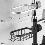 Adjustable Basket Shelf Bathroom Shampoo Soap Storage Baske Shelf Faucet Drainage Kitchen Bathroom Accessories полка для ванной