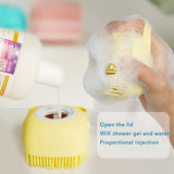 Cute Soft Silicone Body Brush Wash Bath Shower Exfoliating Skin Fit For Baby Bath Shampoo Massage Brush Supplies