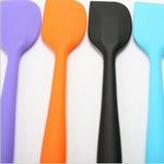 Kitchen Silicone Cream Butter Cake Spatula Mixing Batter Scraper Brush Butter Mixer Cake Brushes Baking Tool Kitchenware